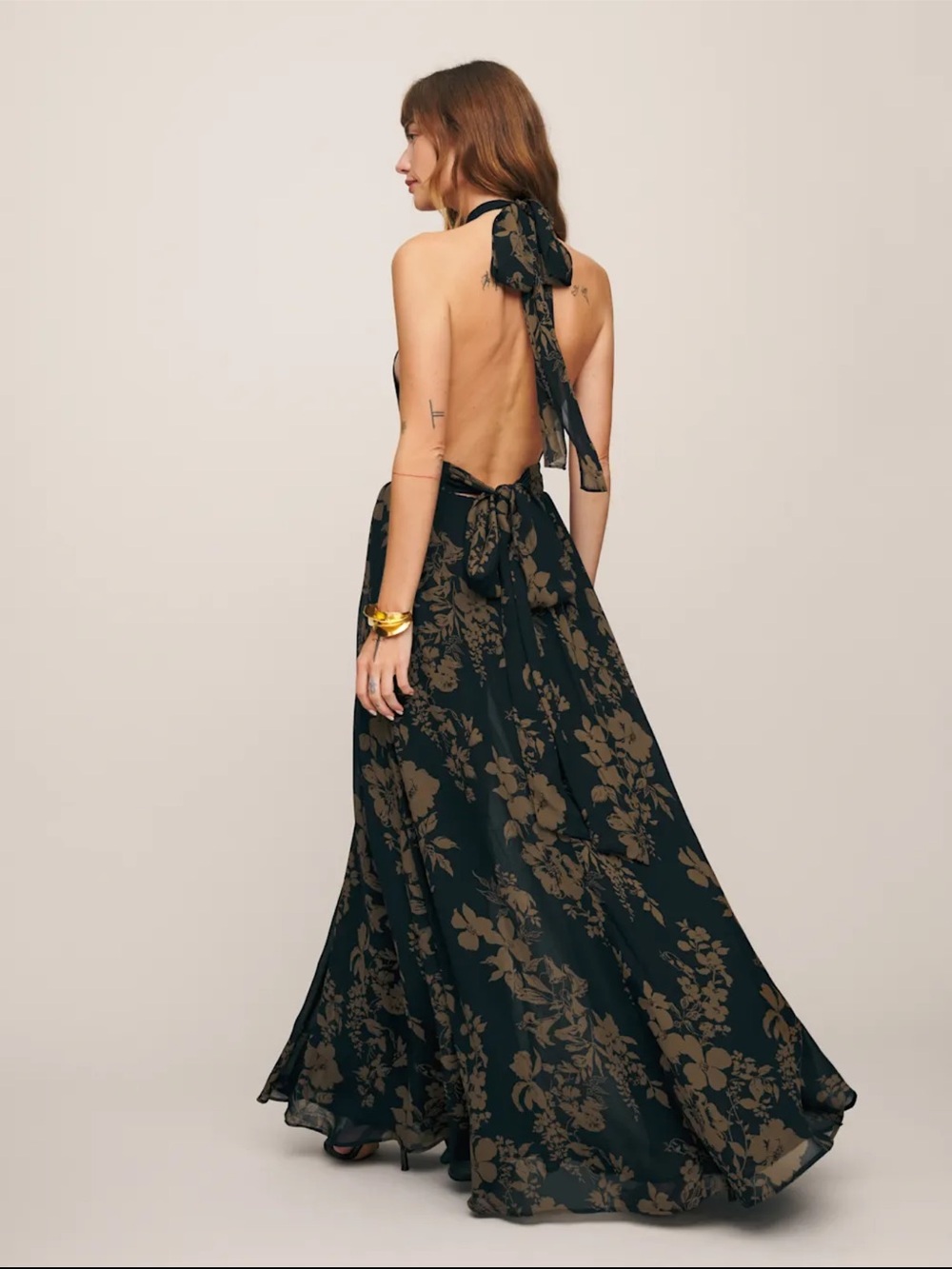 Reformation Andee Dress Night Garden - Size 4 - Picture 5 of 8